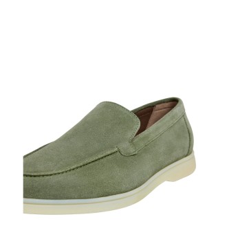 Hackett London Martin Plain Leather Loafers green