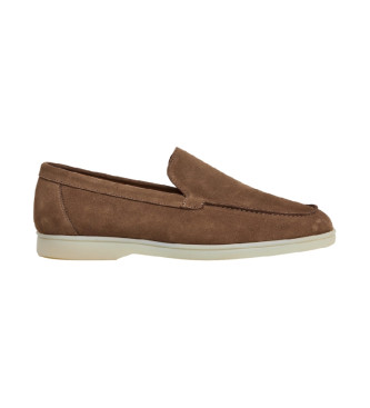 Hackett London Zapatos de piel Martin Signature marrn