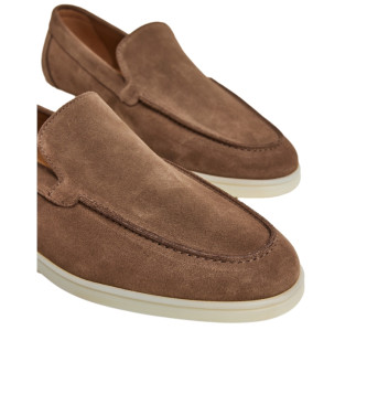 Hackett London Zapatos de piel Martin Signature marrn