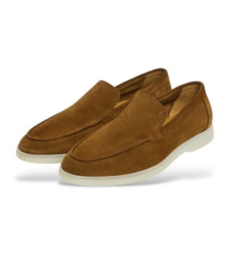 Hackett London Mocassini Martin Soft in pelle marrone