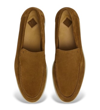 Hackett London Mocassini Martin Soft in pelle marrone