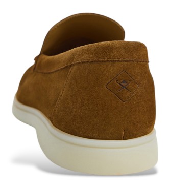 Hackett London Mocassini Martin Soft in pelle marrone