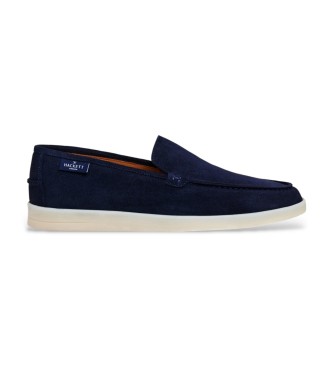 Hackett London Mocasines de Piel Martins Loafer marino