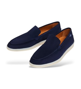 Hackett London Mocasines de Piel Martins Loafer marino