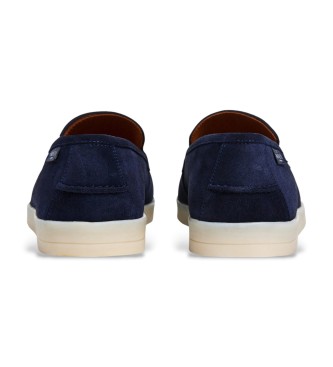 Hackett London Mocasines de Piel Martins Loafer marino