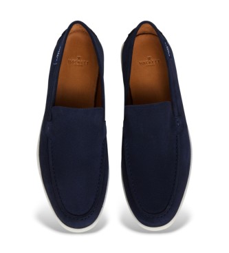Hackett London Mocasines de Piel Martins Loafer marino