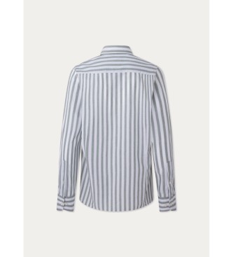 Hackett London Camisa Mel Bold Stripe gris