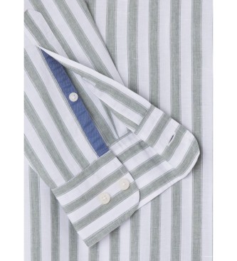 Hackett London Srajca Mel Bold Stripe Shirt siva
