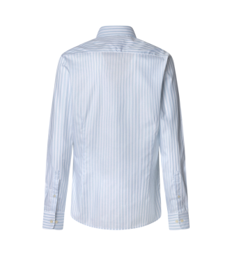 Hackett London Mageschneidertes Hemd blau