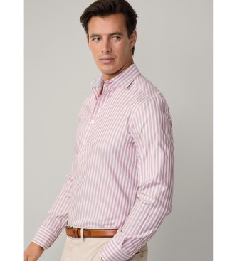 Hackett London Tailored fit shirt red