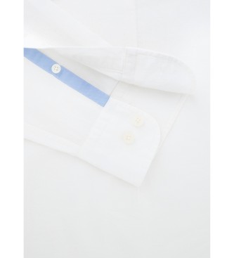 Hackett London Camisa com textura de melange Branco