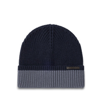 Hackett London Navy wool cap 
