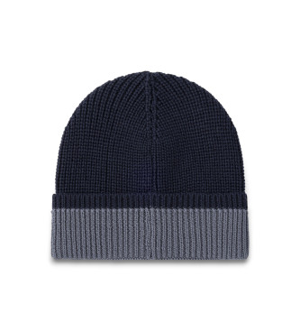 Hackett London Navy wool cap 