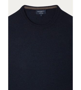 Hackett London Jersey Merino Cash Mix marino