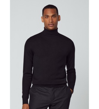 Hackett London Merino Silk jumper black
