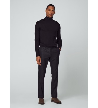 Hackett London Merino Silk jumper black