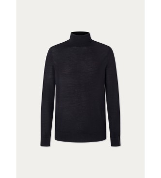 Hackett London Merino Silk jumper black