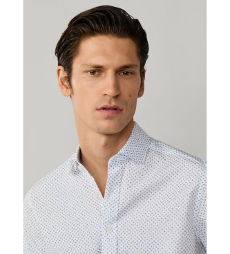 Hackett London Blue floral mini shirt