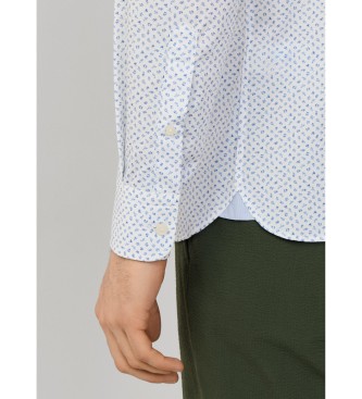 Hackett London Blue floral mini shirt