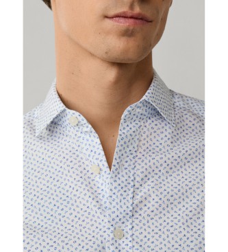 Hackett London Blue floral mini shirt