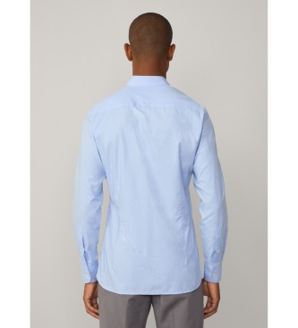 Hackett London Mageschneidertes Hemd blau