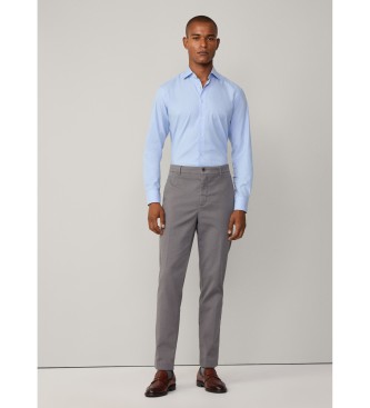 Hackett London Mageschneidertes Hemd blau