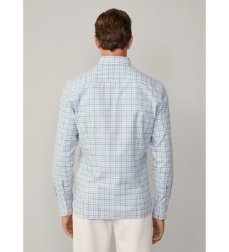 Hackett London Mageschneidertes Hemd blau