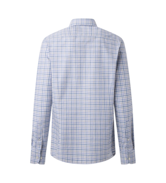 Hackett London Mageschneidertes Hemd blau