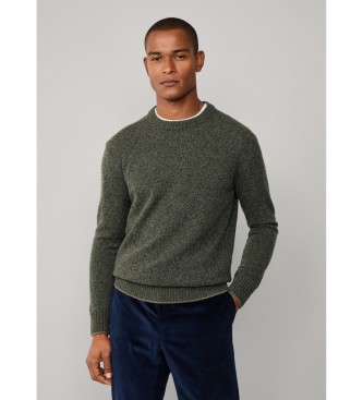 Hackett London Mouline Crew Pullover gr�n 
