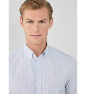 Hackett London Multi Stripe Overhemd Blauw