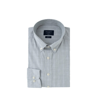 Hackett London Camisa Multi Stripe Gris