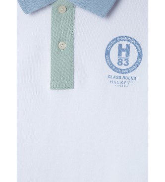 Hackett London Plo de corte clssico branco