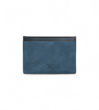 Hackett London Porta carte Mzar nero, blu