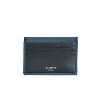 Hackett London Porta carte Mzar nero, blu