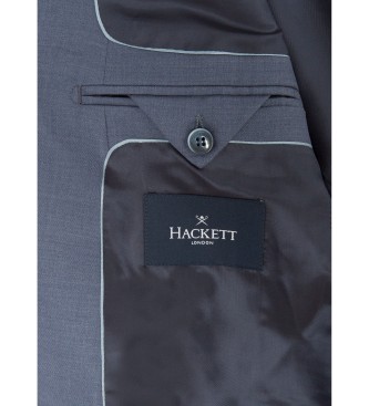 Hackett London Blauer Wollanzug