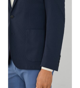 Hackett London Blazer con trama blu scuro