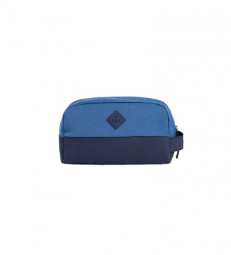 Hackett London Blue Waterproof Toilet Bag