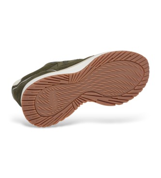 Hackett London Sneakers in pelle verde Otto Run