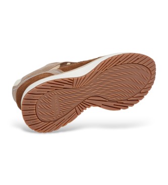 Hackett London Zapatillas de Piel Otto Run marrn