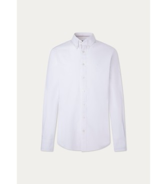 Hackett London Oxford-skjorte Eng Stripe Hvid