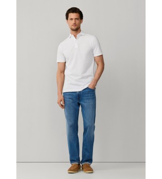 Hackett London Polo Oxford pique branco