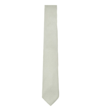 Hackett London Svilena kravata Oxford Trdno zelena