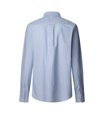 Hackett London Klassiek blauw oxford overhemd