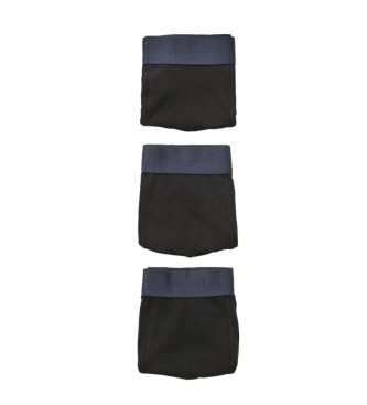 HACKETT Embalagem de 3 boxers de malha preta