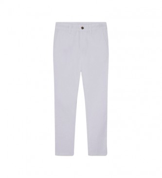 Hackett London Pantalone Chino Classico bianco