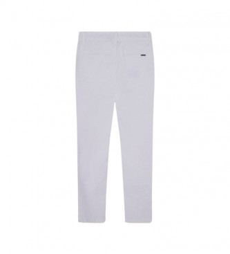 Hackett London Chino Classic Trousers white