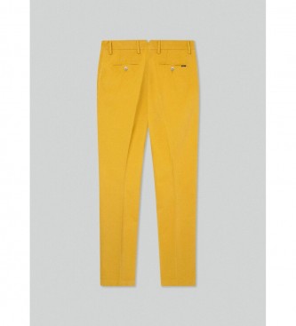 Hackett London Kensington Chino Trousers yellow