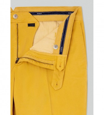 Hackett London Kensington Chino Trousers yellow