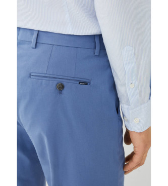 Hackett London Spodnie chino Sanderson w klasycznym niebieskim kolorze