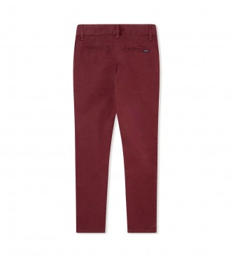 Hackett London Pantaln Classic granate